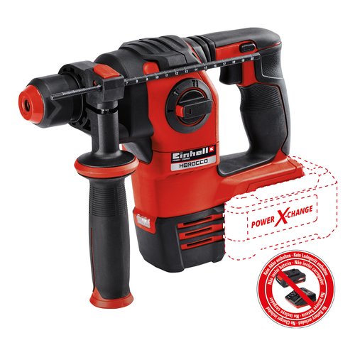 foto del prodotto trapano tassellatore batteria einhell 4513900 power x change herocco 1
