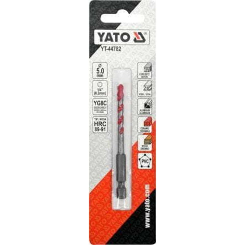 foto del prodotto trapano universale 5.0mm esagonale yt 44782 yato
