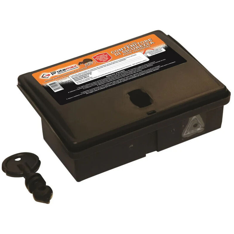 foto del prodotto trappola casetta topi topo contenitore esche ratti 13x9x4 protemax