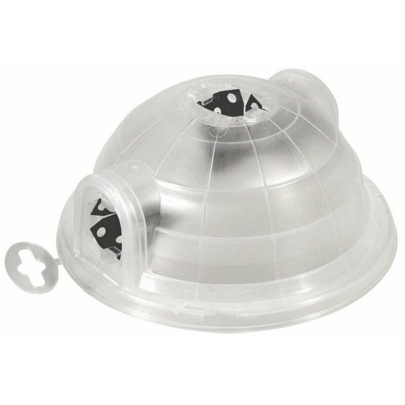 foto del prodotto trappola per topi a cupola 3 entrate cm. 16,3x8,5 h