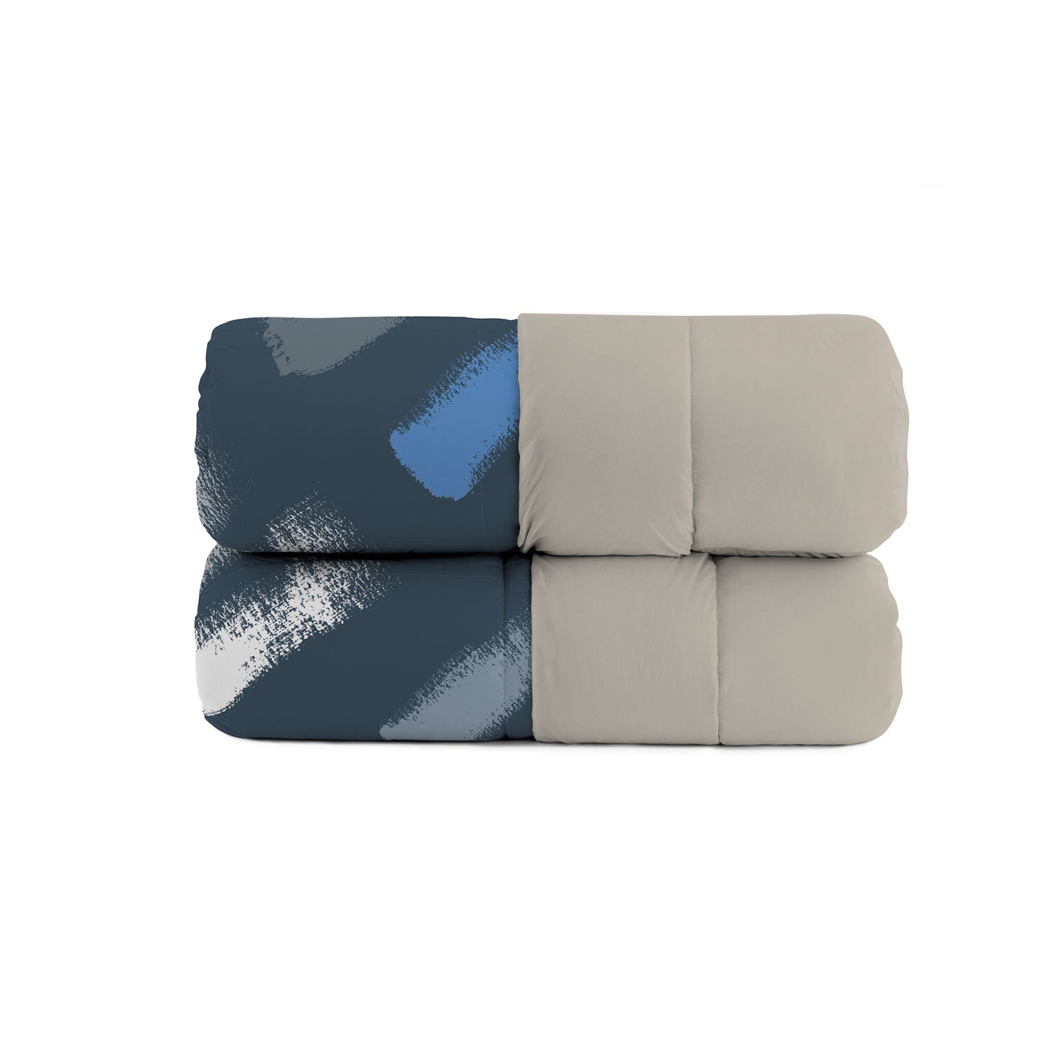 foto del prodotto trapunta invernale singola stampata in microfibra 200gr double face gessetti