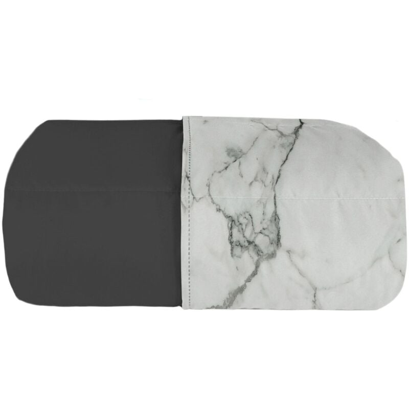 foto del prodotto trapuntino 1 piazza e mezzo 100gr con stampa in microfibra marble