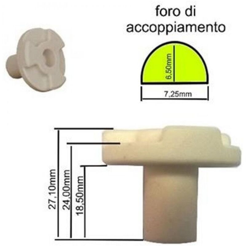 foto del prodotto trascinatore piatto girevole mw600 de longhi altezza totale 26,80mm