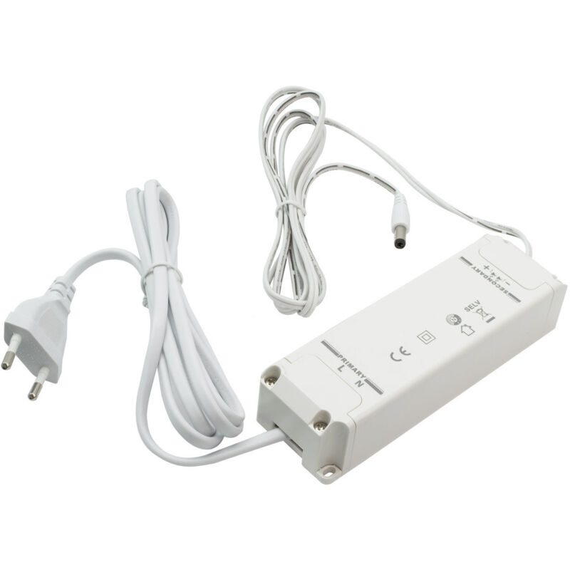 foto del prodotto trasformatore 24v dc 40w 1.6a con spina 40 w