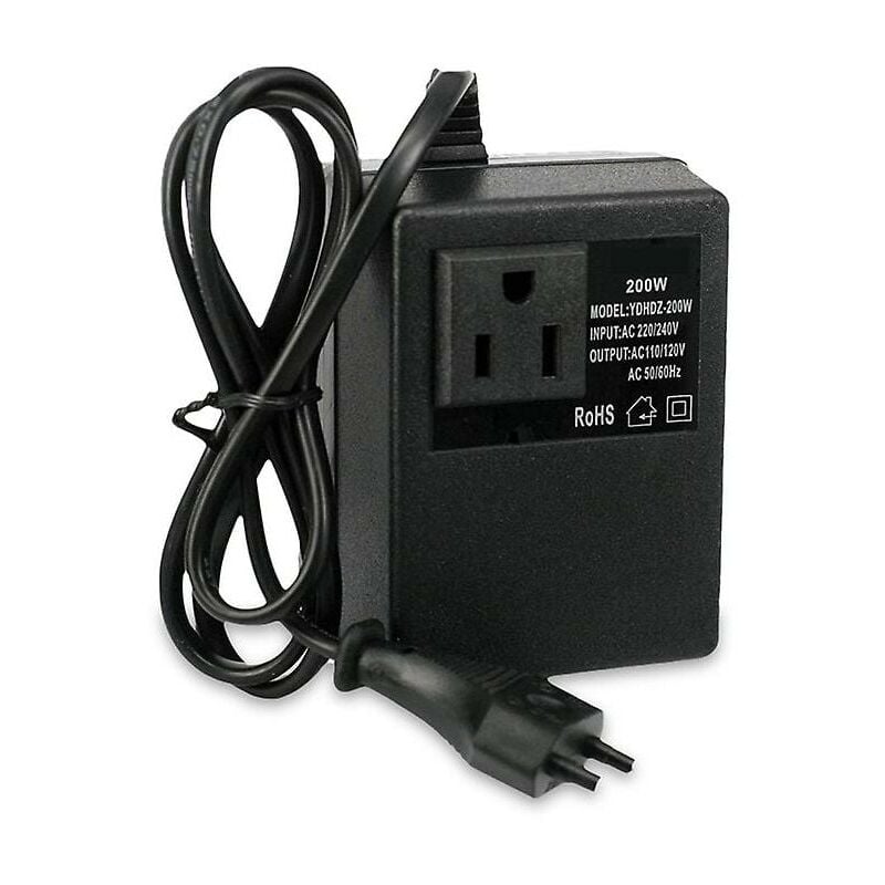 foto del prodotto trasformatore step down del convertitore di tensione trasformatore di tensione step down da viaggio da 220 v a 110 v ca
