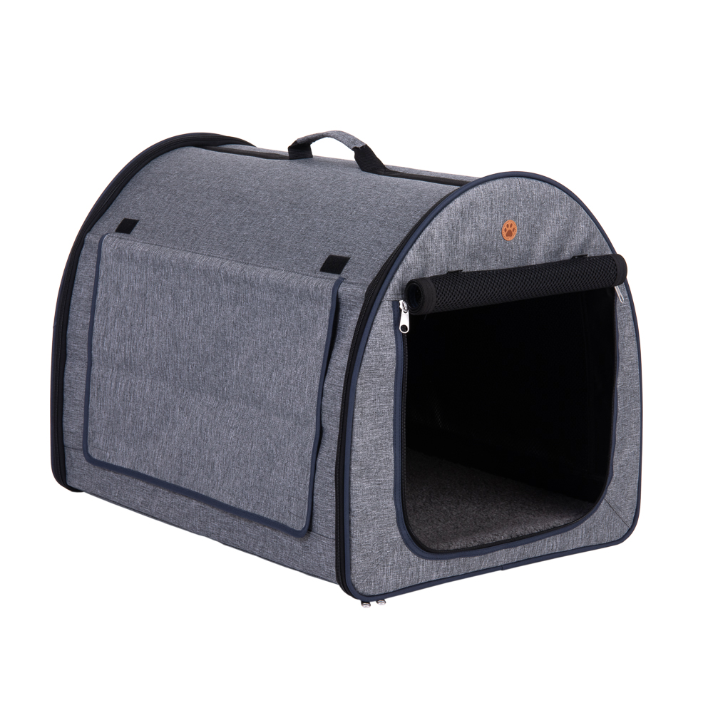 foto del prodotto trasportino easy go - l: l 77 x p 57 x h 63 cm - grigio