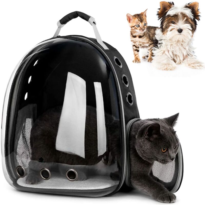 foto del prodotto trasportino per animali p70259 nero