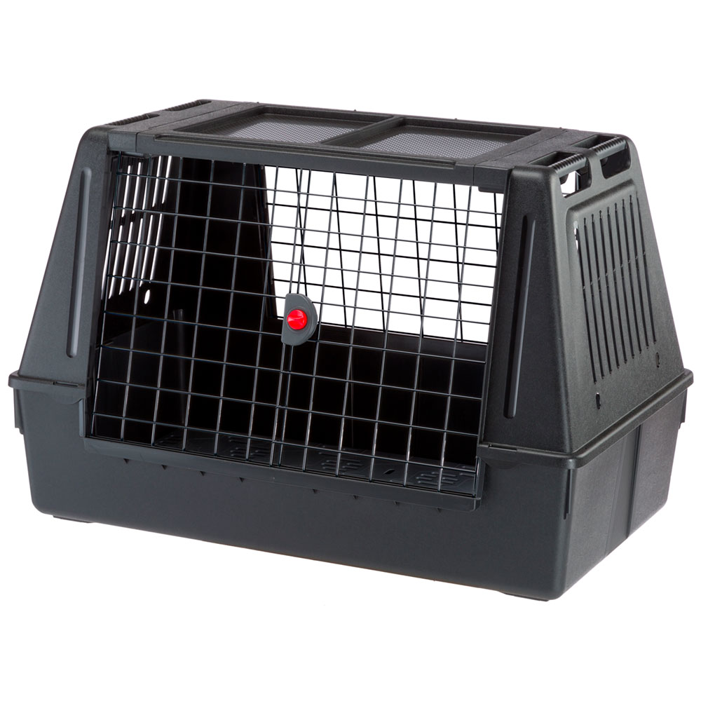 foto del prodotto trasportino per auto ferplast atlas car scenic nero l 60 x p 100 x h 66 cm
