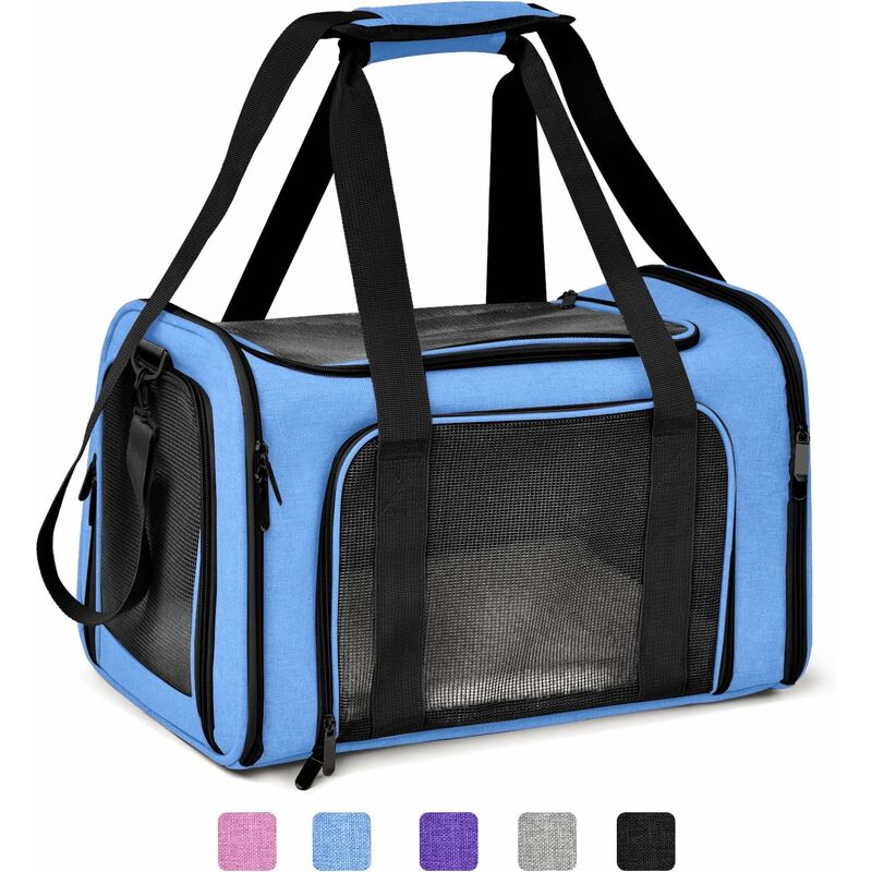 foto del prodotto trasportino per cani gabbia per cani imbracatura per animali domestici per cani di taglia piccola e media fino a 6,8 kg di peso circa 6,8 kg ,