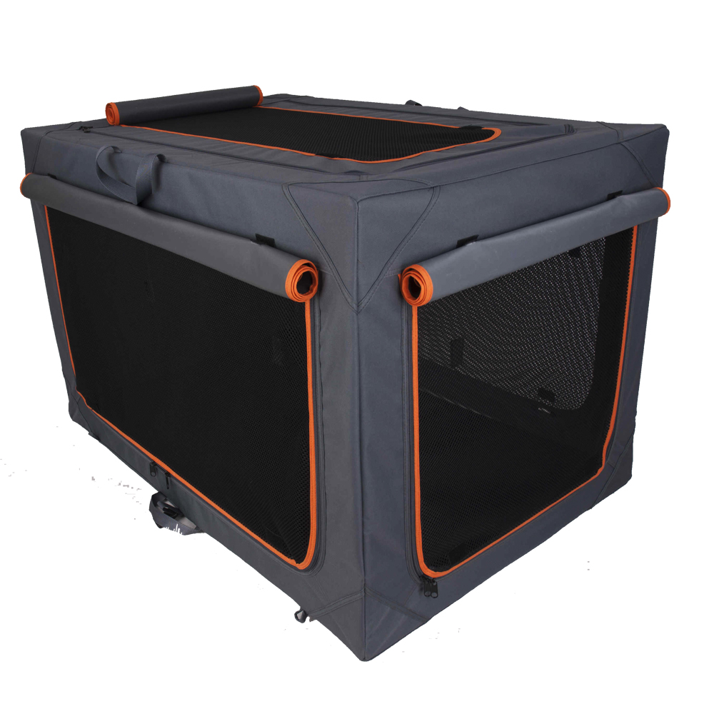 foto del prodotto trasportino pieghevole in nylon alu deluxe xl l 106 x p 71 x h 68,5 cm