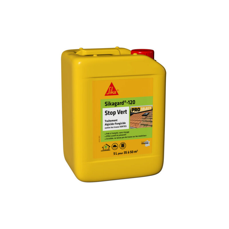 foto del prodotto trattamento alghicida e fungicida gard 120 stop green 5l sika