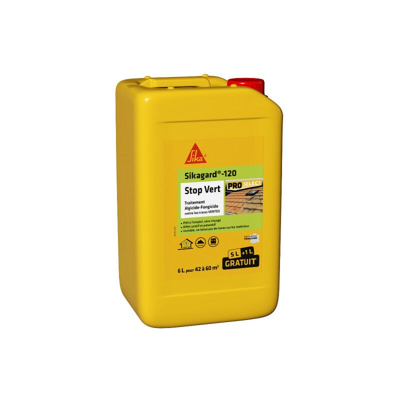foto del prodotto trattamento alghicida e fungicida gard 120 stop green 6l sika