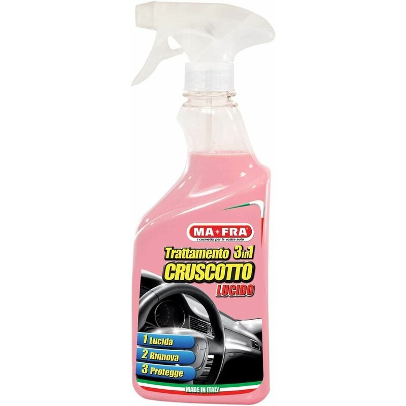foto del prodotto trattamento cruscotto ma-fra 3in1 effetto lucido rinnovante auto camper 500 ml
