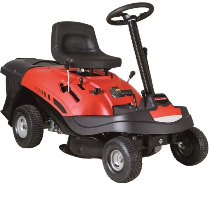 foto del prodotto trattorino tagliaerba a scoppio sandrigarden ""sg-tr196"" taglio 61 cm motore 196 cc - con cesto di raccolta