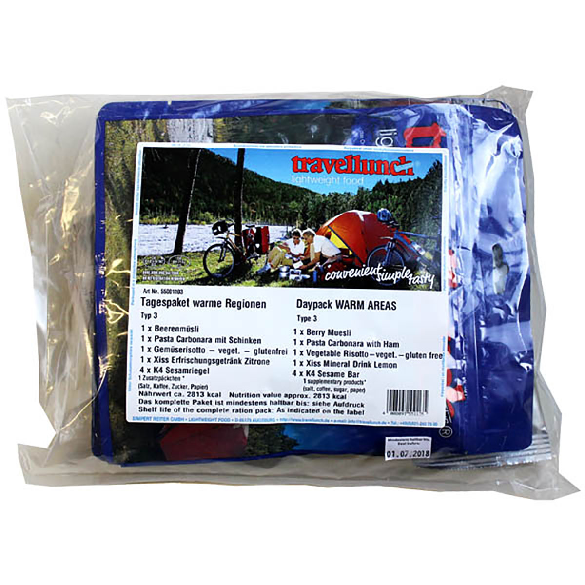 foto del prodotto travellunch pacchetto razione giornaliera regioni calde