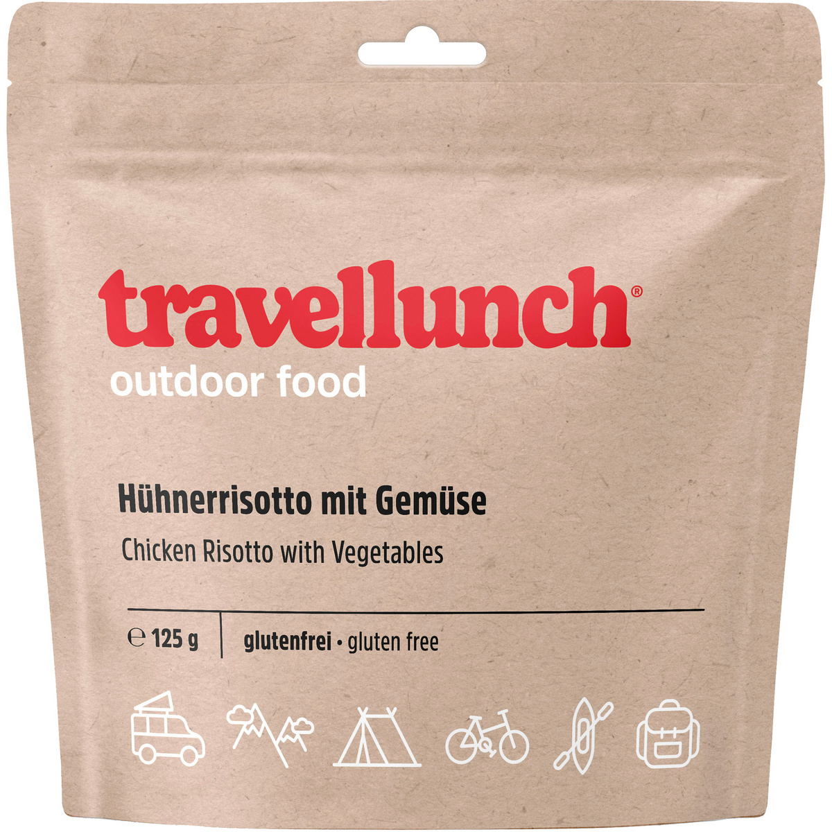 foto del prodotto travellunch risotto al pollo senza glutine