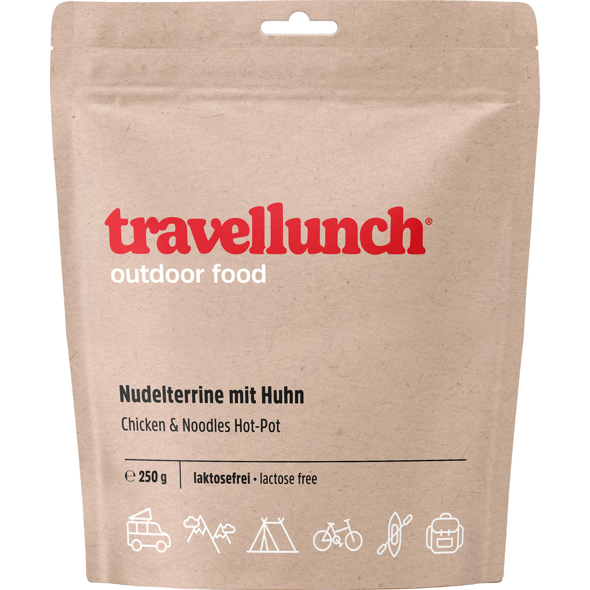foto del prodotto travellunch terrina di pasta senza lattosio