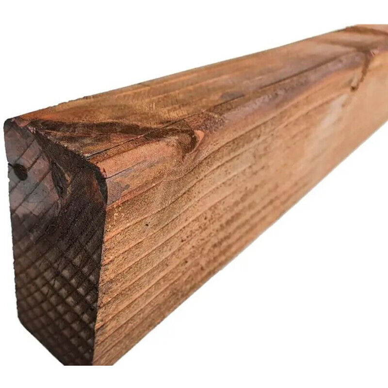 foto del prodotto traversine in legno trattato, per realizzare cordoli, composizioni decorative in giardini, delimitazione. misure 22x12x120 cm