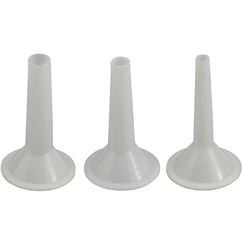 foto del prodotto tre spade imbuto in moplen per tritacarne n 32 foro mm.30