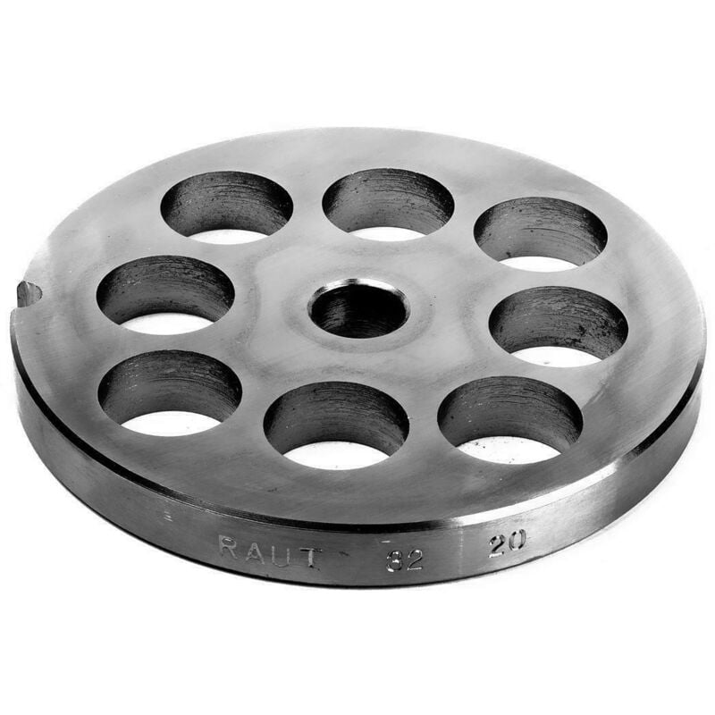 foto del prodotto tre spade piastra per tritacarne n.32 con fori da 20 mm.