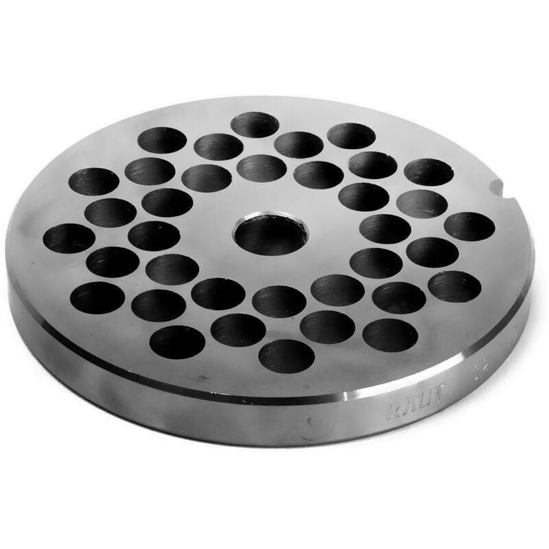 foto del prodotto tre spade piastre tritacarne inox n.32 con fori da mm.10