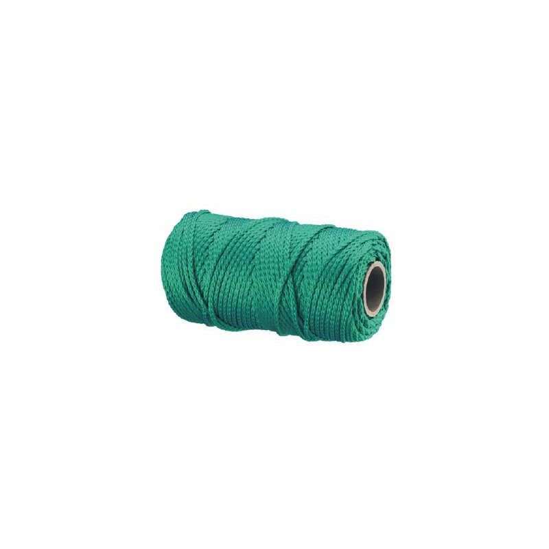 foto del prodotto treccia per veneziana in polipropilene 3 mm. verde scuro 20 mt.