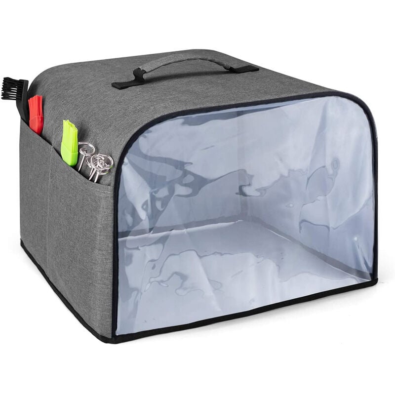 foto del prodotto treetalk copertura antipolvere per friggitrice ad aria grigia 34 x 35,5 x 25 cm