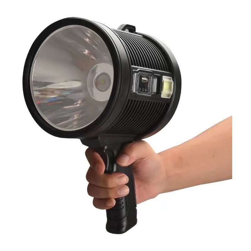 foto del prodotto treetalk faretto ricaricabile, faretto solare super luminoso per esterni, torcia portatile, torcia grande, con lampada cob, cavo usb e pannelli