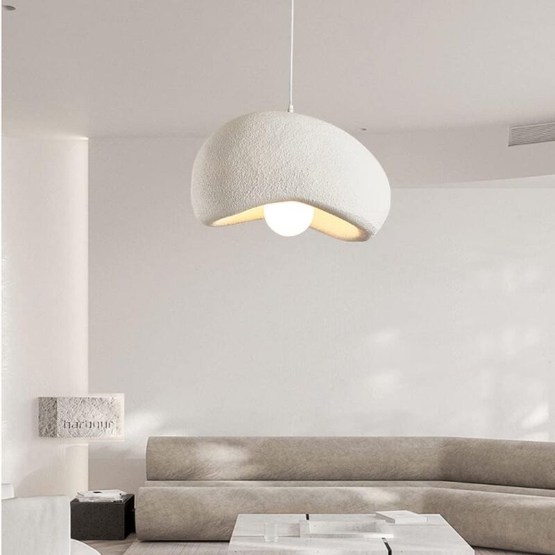 foto del prodotto treetalk lampada a sospensione per camera da letto, soggiorno, sala da pranzo, corridoio, stile giapponese wabi sabi, lampadari a led, paralume in