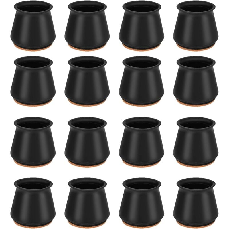 foto del prodotto treetalk protezioni per gambe di sedie erqvhqv, 16 pezzi, tappi in silicone per gambe di sedie, protezioni per gambe di sedie, tappi rotondi per