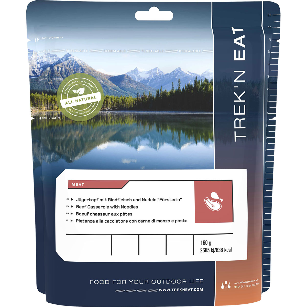 foto del prodotto trek'n eat j gertopf con manzo e pasta
