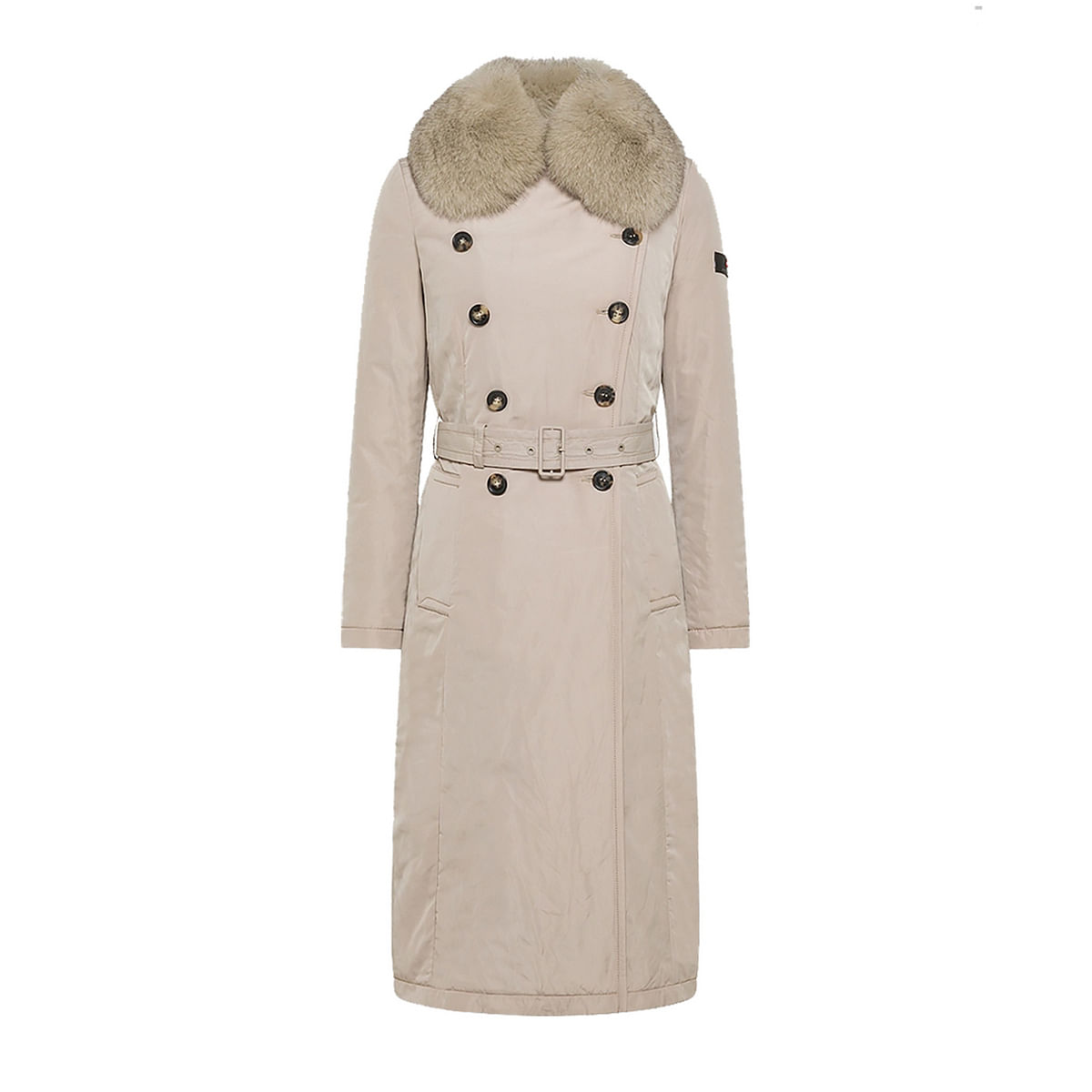 foto del prodotto trench collo pelliccia rodin donna