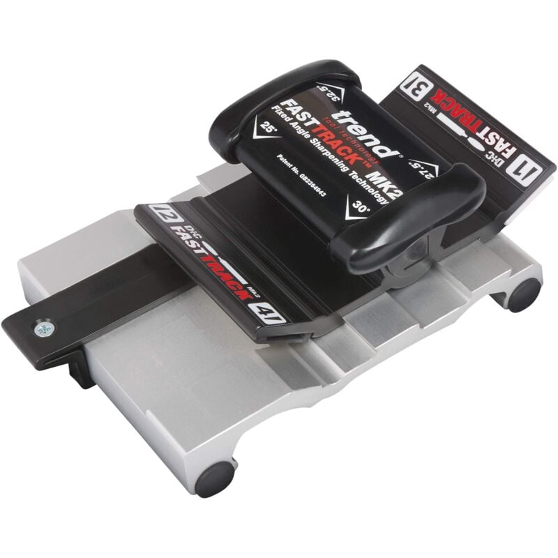 foto del prodotto trend affilatore fast track mk2, ideale per tutti gli scalpelli e ferri da pialla da 3 mm a 65 mm di larghezza, affilatura diamantata, fts kit mk2