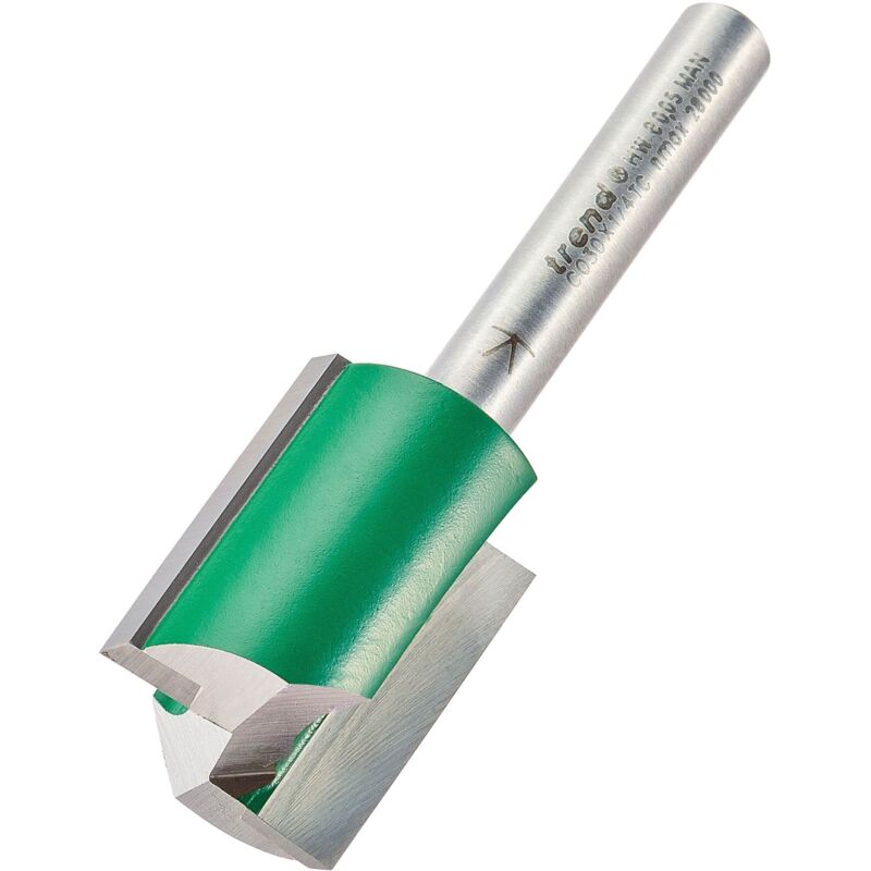 foto del prodotto trend c03014 1 4 tc fresa a taglienti dritti per canali, in carburo di tungsteno, 19,1 x 25,4 mm