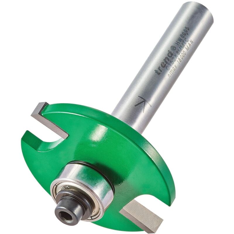foto del prodotto trend craftpro fresa per giunzioni a biscotto con guida a cuscinetto, gambo da 8mm, lunghezza di taglio 4mm per biscotti taglie 0, 10, 20, punta in