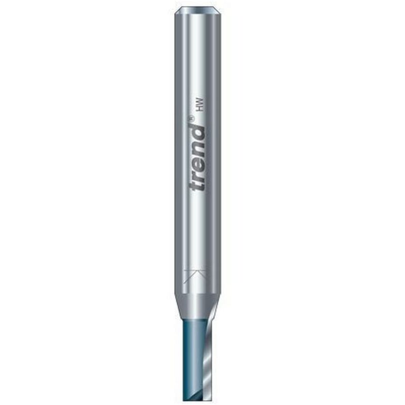 foto del prodotto trend fresa a due taglienti per gole diametro 9,5 mm x taglio 31,8 mm, adatta per applicazioni come incisione, scanalatura, battentature e