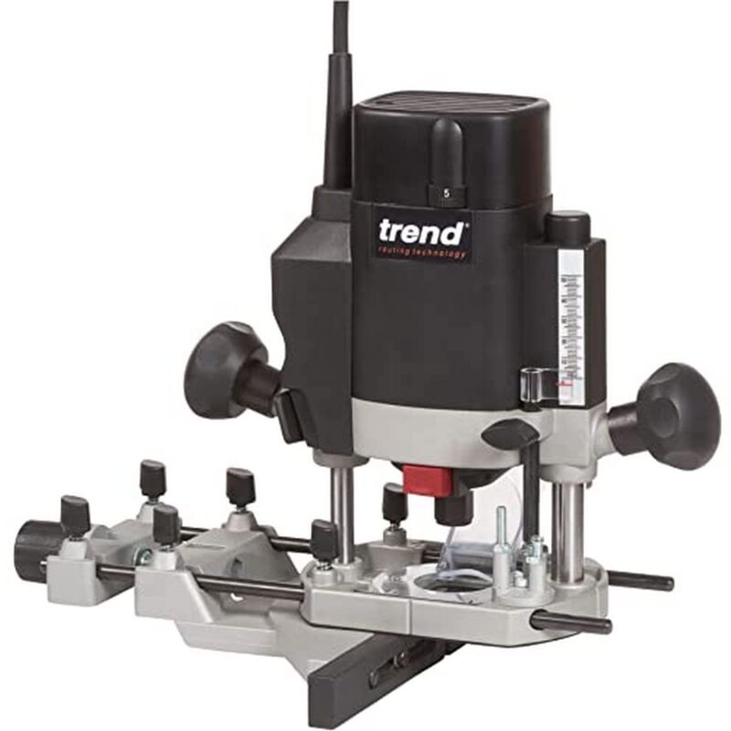 foto del prodotto trend fresa a immersione 1000 w 8 mm a velocit variabile 230 v eu, fresa a immersione leggera ad alte prestazioni, perfetta per il taglio di