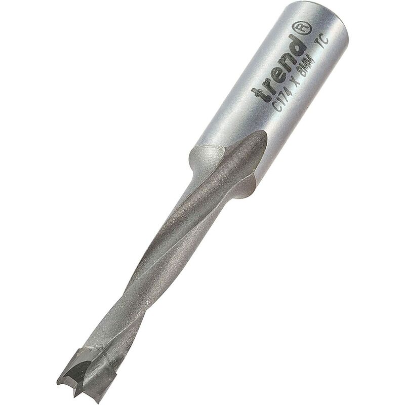 foto del prodotto trend fresa per tasselli 5 mm x 35 mm con taglio, punte per tasselli a labbro e sperone da utilizzare con la dima per tasselli a coda di rondine