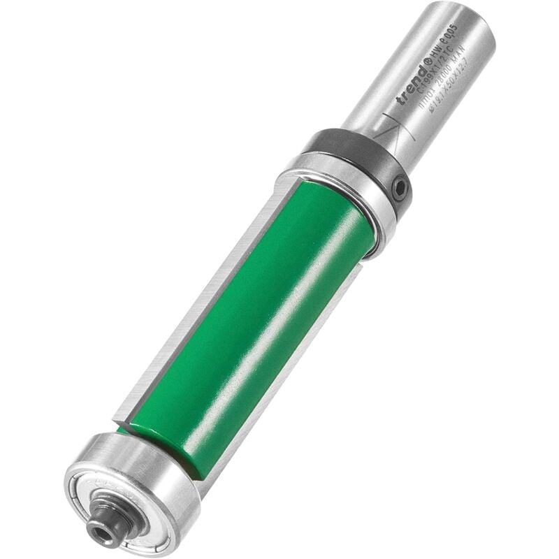 foto del prodotto trend fresatore per profilatura guidato craftpro, gambo da 12,7 mm, diametro di taglio 19,1 mm lunghezza di taglio 50 mm, punta in carburo di
