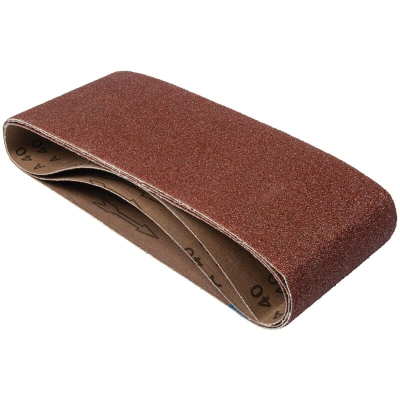 foto del prodotto trend nastro abrasivo in ossido di alluminio 75 x 457 mm, 120 grana, ab b75 120a, confezione da 3