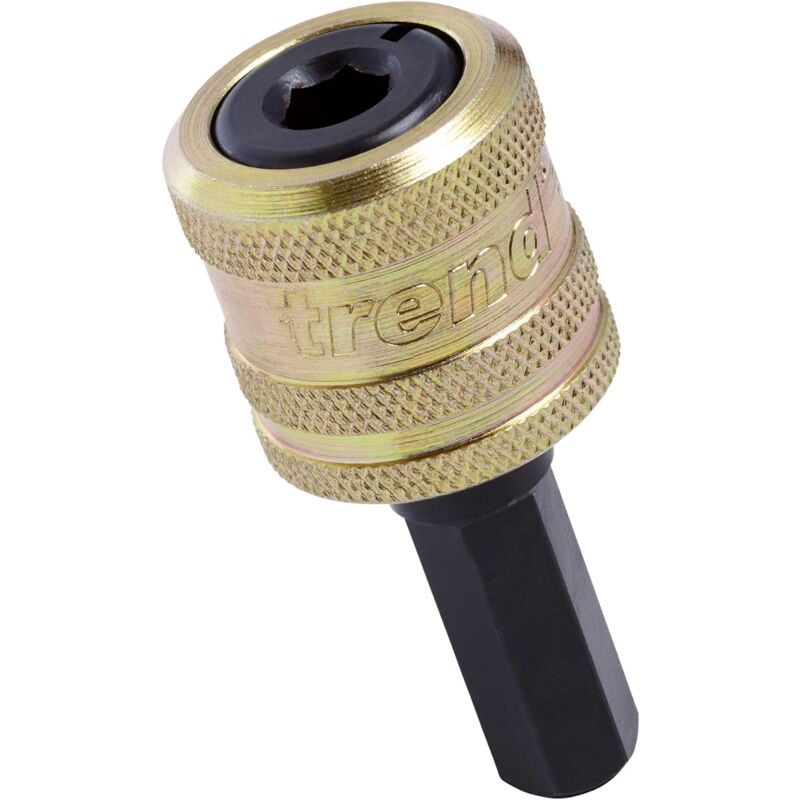 foto del prodotto trend snappy mandrino rapido, attacco esagonale da 3 8 , efficiente sistema di accessori intercambiabili, snap qc, argento, 33 x 150 x 82 mm