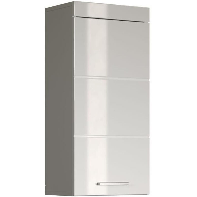 foto del prodotto trendteam mobile alto da bagno amanda 1 porta bianco