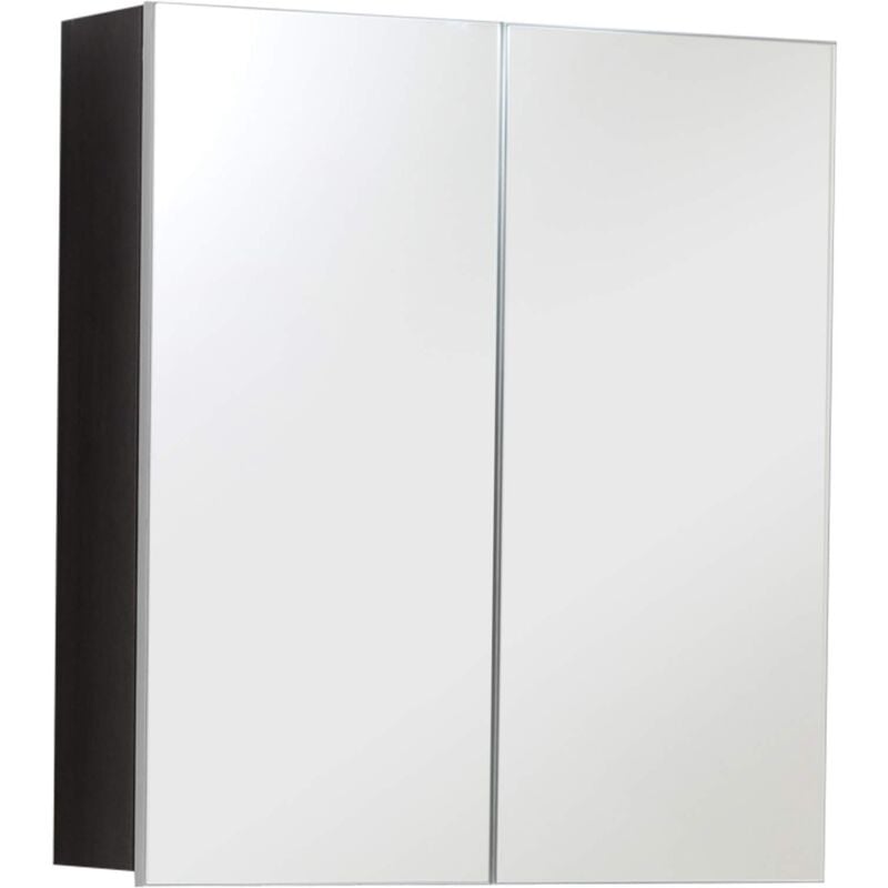 foto del prodotto trendteam smart living line bad ko.sardegna rauchsilber melamin,fr.spiegelglas,spiegelschrank arredamenti, legno ingegnerizzato, bianco
