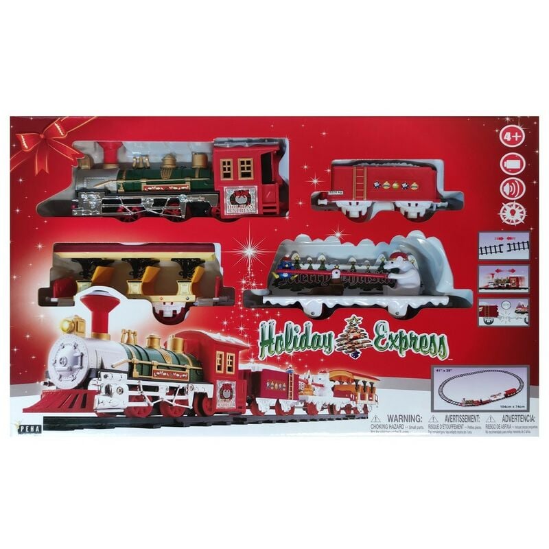 foto del prodotto trenino holiday express a batteria peha