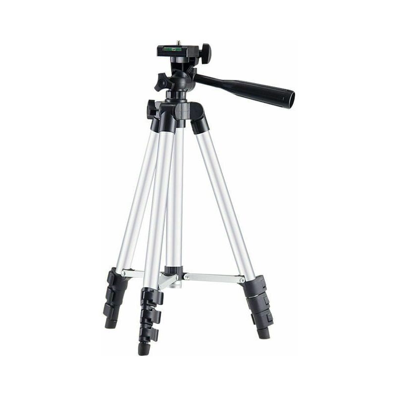 foto del prodotto treppiede telescopico treppiede per dispositivo di livellamento laser livello laser a bolla incrociata livello laser rotante da cantiere compatibile