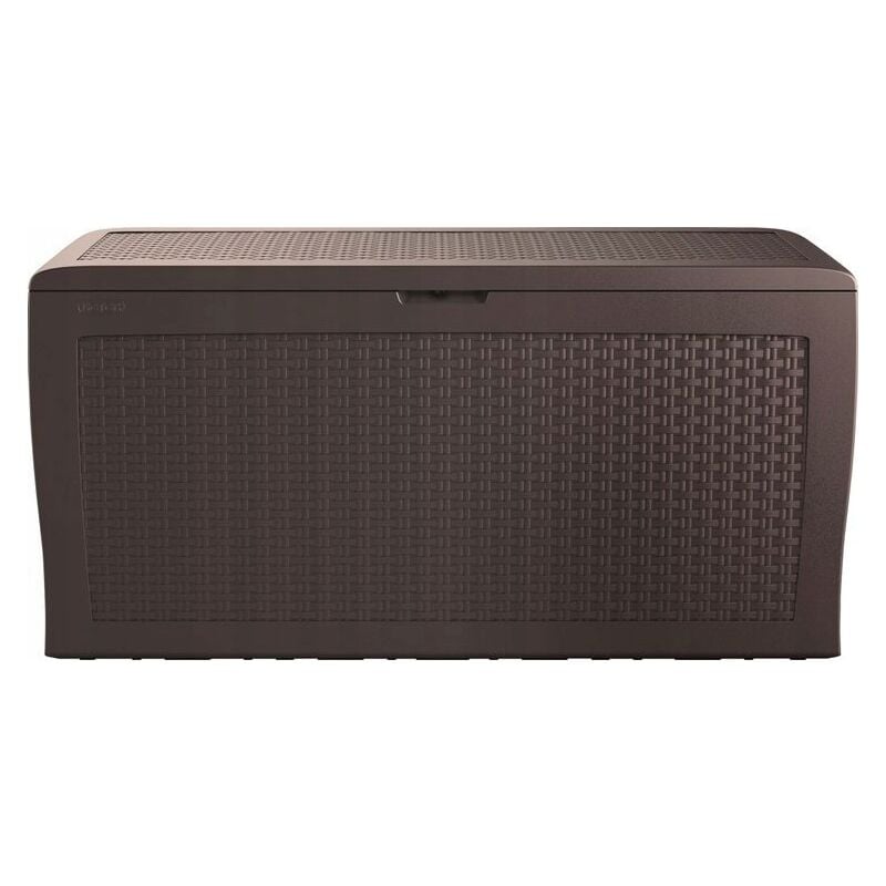 foto del prodotto tresice france keter garden box samoa 270l scatola in rattan marrone