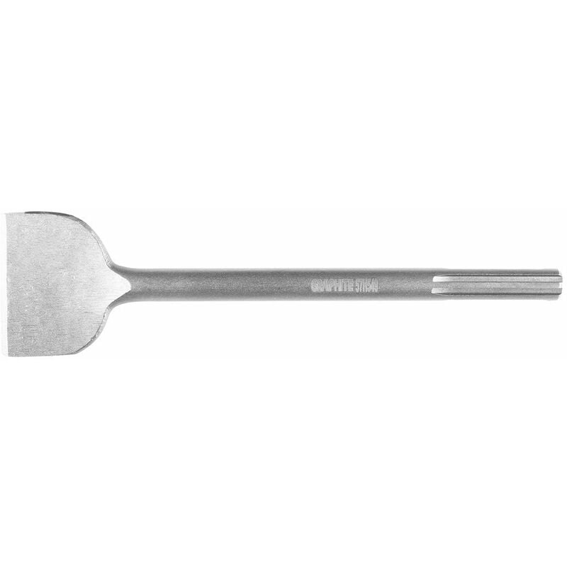 foto del prodotto tresice france scalpello sds max piatto 75 x 300 mm paletta largo 57h549 graphite