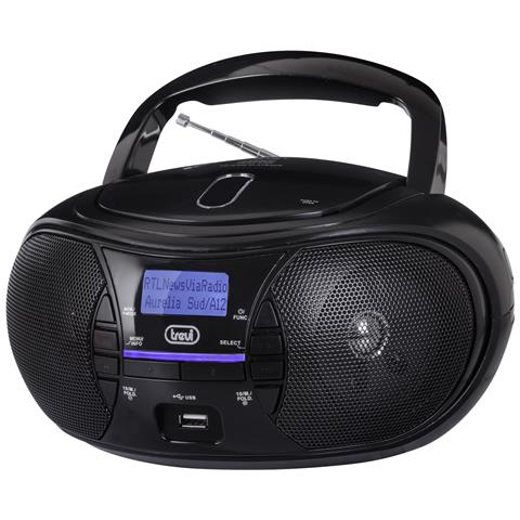 foto del prodotto trevi cmp 581 digitale dab , fm nero riproduzione mp3