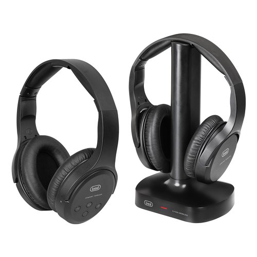 foto del prodotto trevi frs 1580 tw cuffie con cavo e senza cavo a padiglione tv nero