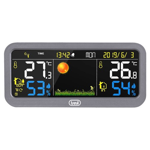 foto del prodotto trevi me 3p20 rc grigio lcd ca batteria